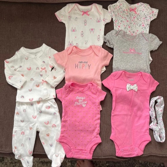 5lbs of BABY GIRL Clothes (Newborn through 3/6m) - Picture 10 of 17